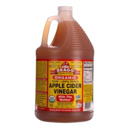 Bragg - Apple Cider Vinegar - Raw and Unfiltered - Case of 4 - 1 Gallon