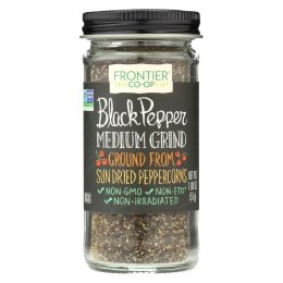 Frontier Herb Pepper - Black - Medium Grind - 1.8 oz