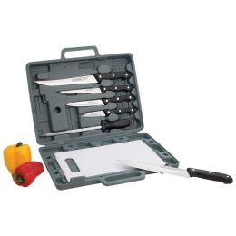 Maxam&reg; Knife Set with Cutting Board