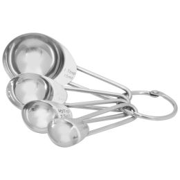 Chef&apos;s Secret&reg; 4pc T304 Stainless Steel Measuring Spoon Set