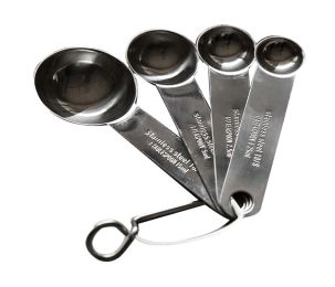Set of 4 Stainless Steel Measuring Spoon  Kitchen Tablespoon