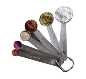 Set of 6 Stainless Steel Measuring Spoon, Kitchen Tablespoon