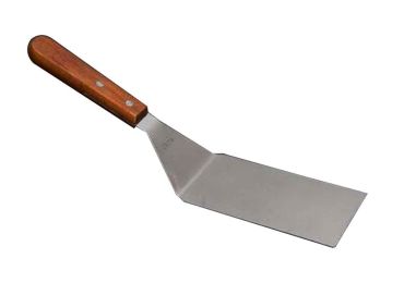 Stainless Steel Cooking Shovel with Wooden Handle for Food Service [A]