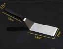 Stainless Steel Cooking Shovel with Plastic Handle for Food Service [B]
