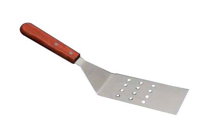 Stainless Steel Cooking Shovel with Wooden Handle for Food Service [C]