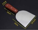 Stainless Steel Cooking Shovel with Wooden Handle for Food Service [G]