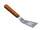 Stainless Steel Cooking Shovel with Wooden Handle for Food Service [I]