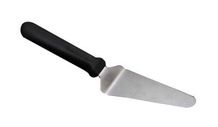 Stainless Steel Cooking Shovel with Plastic Handle for Food Service [E]