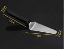 Stainless Steel Cooking Shovel with Plastic Handle for Food Service [E]