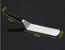 Stainless Steel Cooking Shovel with Plastic Handle for Food Service [F]