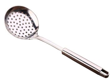 Long Handle Colander Pot Scoop Kitchen Cooking Tool