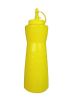 Set of 2 Practical Cruets Salad Dressing Bottles Sauce/Oil Bottles,450ML, Yellow