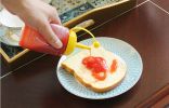 Set of 3 Cruets Salad Dressing Bottles Sauce Bottles Oil Bottles,340ML, Yellow