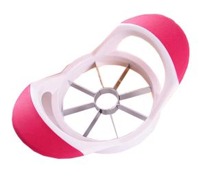 Fruit Cutter , Melon Cutter Apple Cutter -Make Your Fruit Perfect (PINK)