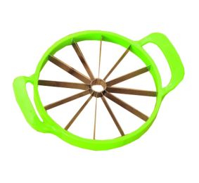 Kitchen Convenient Fruit Corer Apple/Melon Slicer/Cutter Green Handle