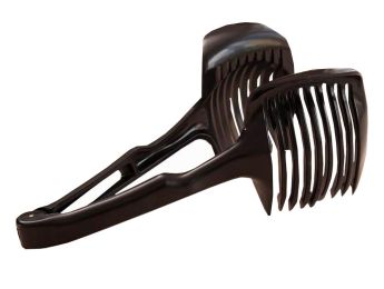 Home Tomato/Lemon/Potato/Onion Slicer Unique Pastry Clip [Black]