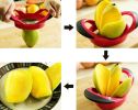Stainless Steel Mango Slicer Wonderful Kitchen Tool-Blue