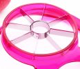 Creative Stainless Steel Apple Cutter Convenient Kitchen Tool-Red