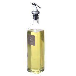 Practical Glass Oil & Vinegar Bottle Oil Jar Oil Container, G