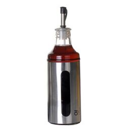 400ML Household Glass Oil Container Oil & Vinegar Bottle Oil Jar, Q