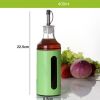 400ML Household Glass Oil Container Oil & Vinegar Bottle Oil Jar, Q
