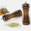 Set Of 2 Home & Kitchen Salt and Pepper Grinder Set Wooden Salt Pepper Mill