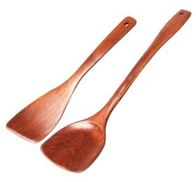 New Style Cooking Utensils Wooden Spatula Set, 2 pieces