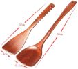 New Style Cooking Utensils Wooden Spatula Set, 2 pieces