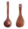Multifunctional Wooden Kitchen Utensil, Rice Scoop & Soup Ladle, 2 pieces