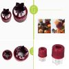 Lovely Flower Shape Steel Apple/Melon Slicer Fruit Cutter Modeling Tools(2 Sets)