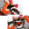 Creative [LOVE] Steel Fruit/Vegetable Slicers/Cutters Cookie Cutter (4 Sets)
