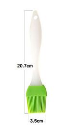 Set of 2 Kitchen Heat-Resistant Silicone Basting Pastry & Bbq Brush,8.1''