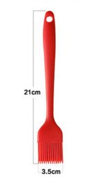 Set of 2 Kitchen Silicone Basting Pastry & Bbq Brush, 8.3'' (the color may vary)