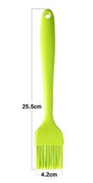 Kitchen Silicone Basting Pastry & Bbq Brush, 10'' (the color may vary)