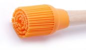 Kitchen Beech Handle Heat-Resistant Silicone Basting Pastry & Bbq Brush,12''