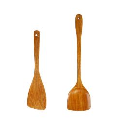 Functional Wooden Cooking Utensils Set, Spatula + Spatula
