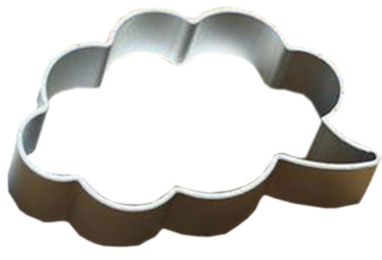 Aluminum Cartoon Biscuit Baking Molds Mousse/Vegetables/Fruit Cutting Molds Set of 5, Cloud