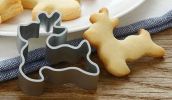 Aluminum Cartoon Biscuit Baking Molds Mousse/Vegetables/Fruit Cutting Molds Set of 5, Deer