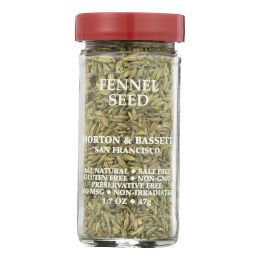 Morton and Bassett Seasoning - Fennel Seed - 1.9 oz - Case of 3