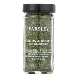 Morton and Bassett Seasoning - Parsley - .28 oz - Case of 3