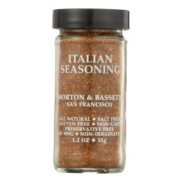 Morton and Bassett Seasoning - Italian Seasoning - 1.5 oz - Case of 3