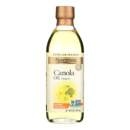 Spectrum Naturals Refined Canola Oil - Case of 12 - 16 Fl oz.