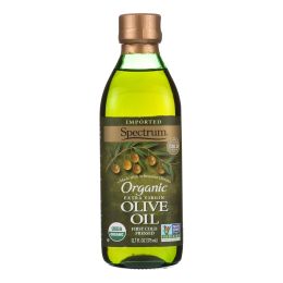 Spectrum Naturals Organic Unrefined Extra Virgin Olive Oil - Case of 6 - 12.7 Fl oz.