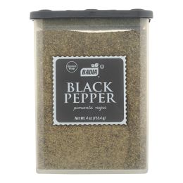 Badia Spices - Pepper - Black - Ground - 4 oz. - case of 12