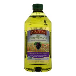 Pompeian 100% Grapeseed Oil - Case of 8 - 68 FZ
