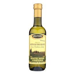 Alessi - Vinegar - White Wine - Case of 6 - 12.75 oz.
