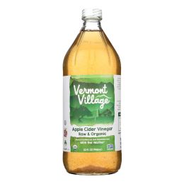 Vermont Village Organic Apple Cider Vinegar - Case of 6 - 32 Fl oz.