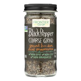 Frontier Herb Pepper - Black - Coarse Grind - 1.76 oz