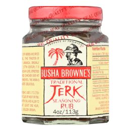 Busha Browne - Traditional Jerk Seasoning - Case of 12 - 4 oz
