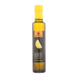 Gaea Extra Virgin Olive Oil - With A Dash of Lemon - Case of 8 - 8.5 oz.